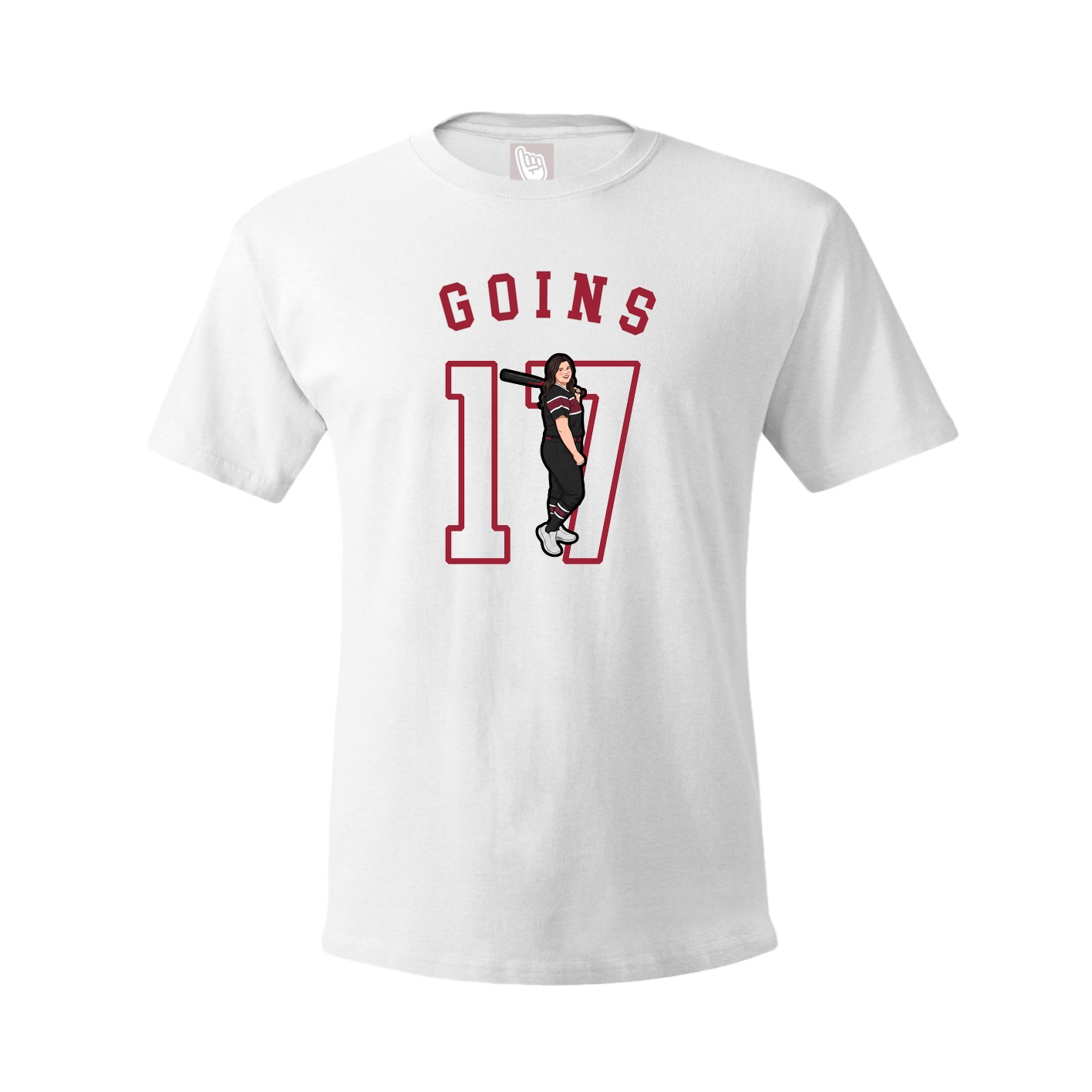 Youth Tee — Shirsey Arch in White