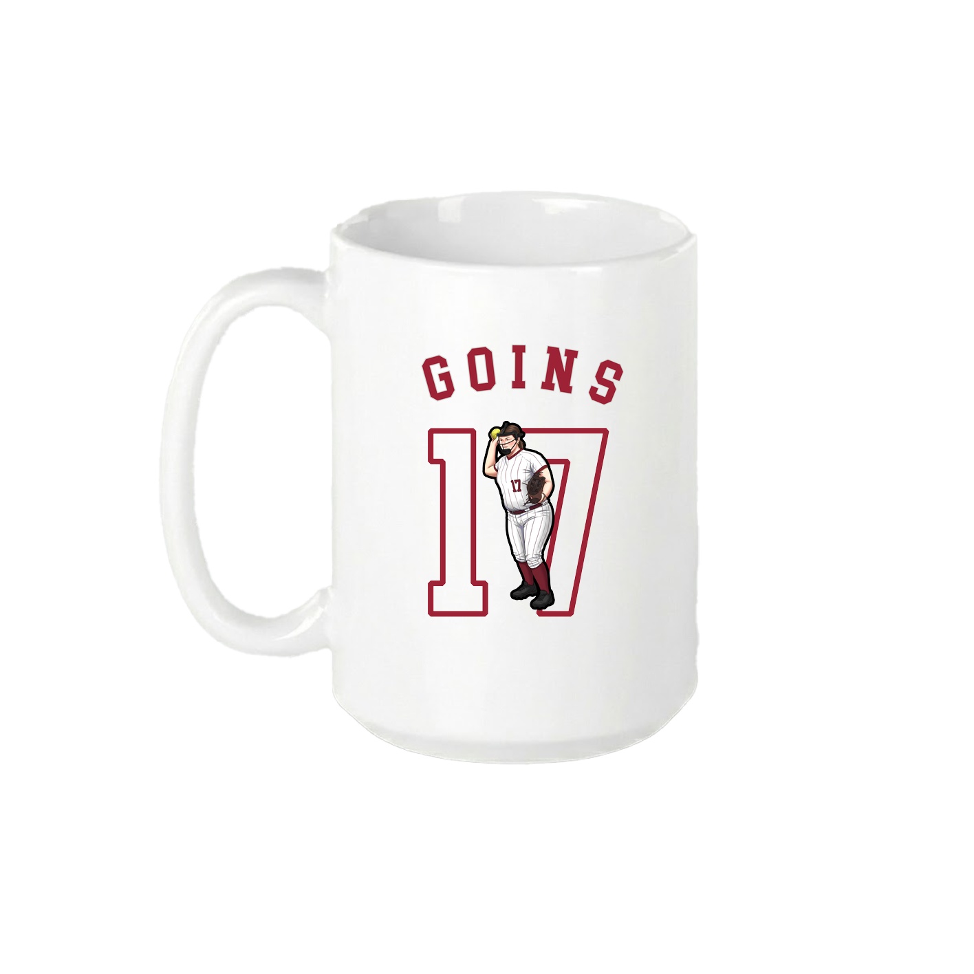 15oz Coffee Mug — Shirsey Arch in White