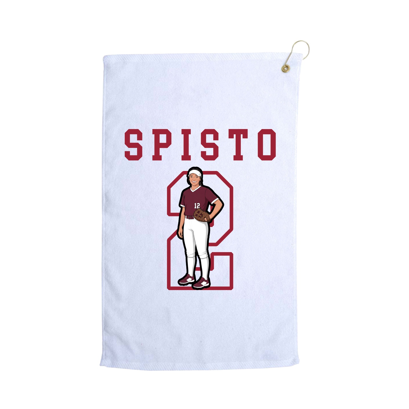 Golf Towel — Shirsey in White