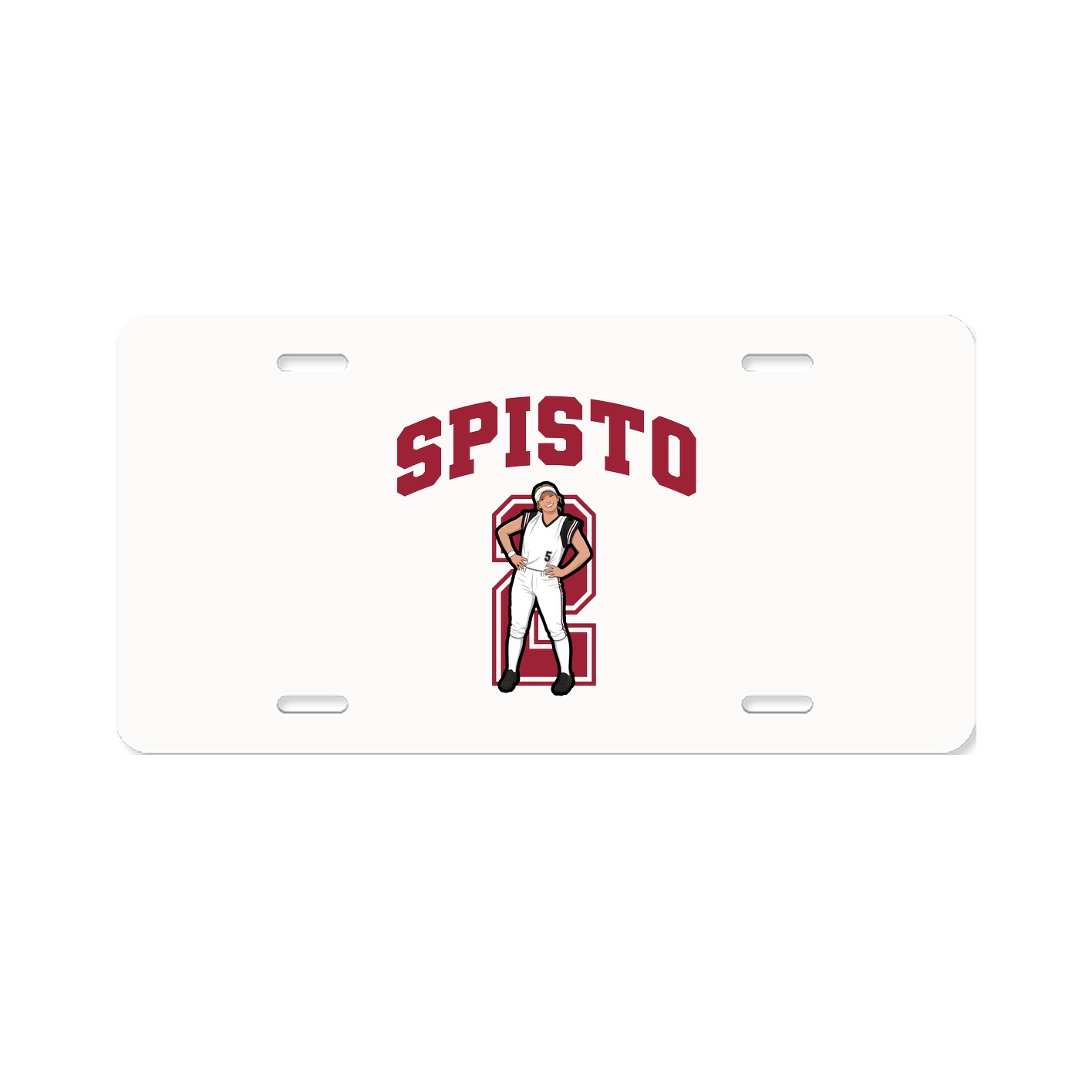 License Plate — Number in Classic