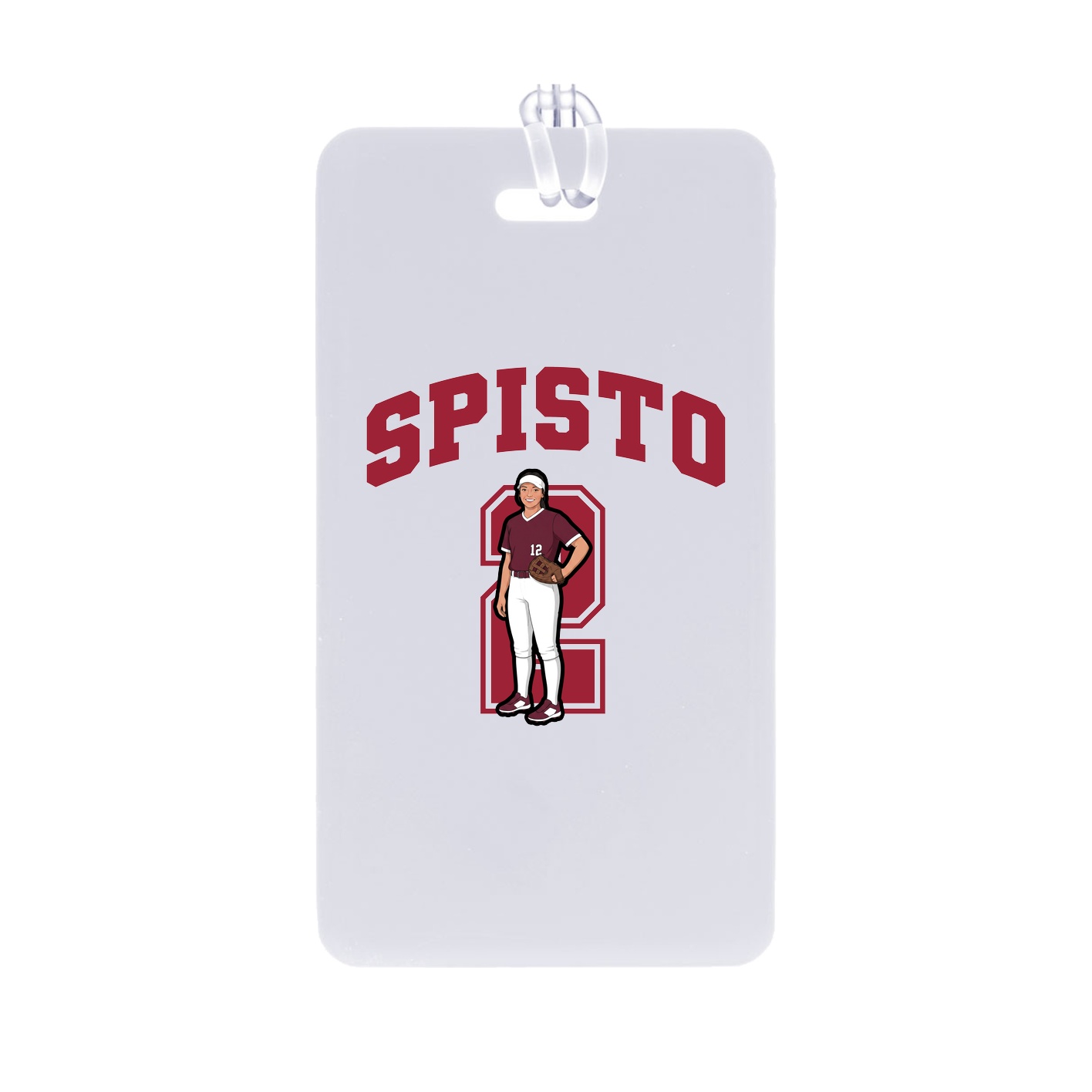 Bag Tag — Number in Classic