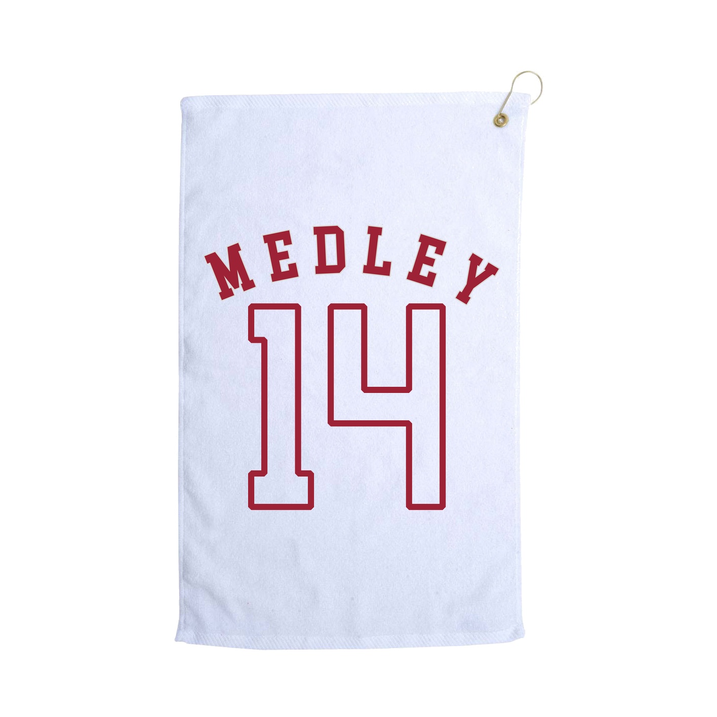 Golf Towel — Shirsey Arch in White