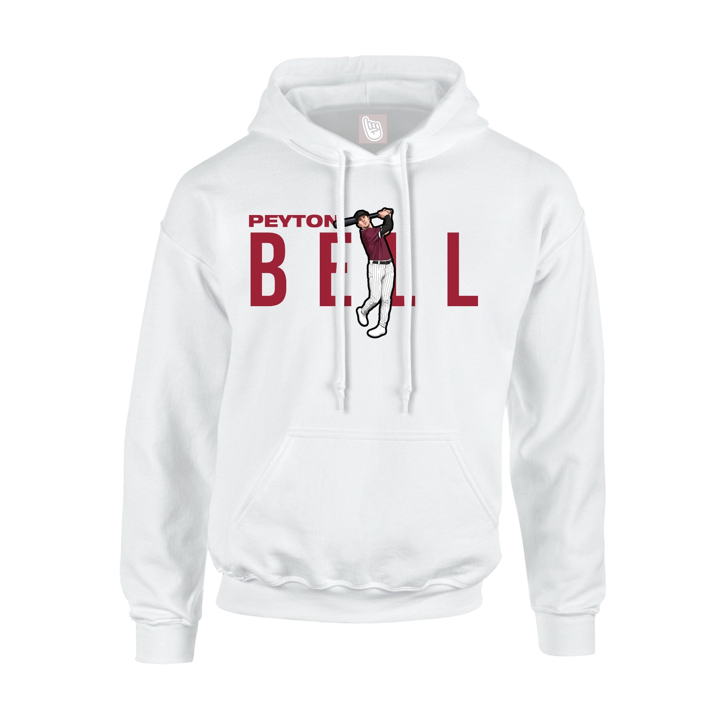 Hoodie — Player Name in White