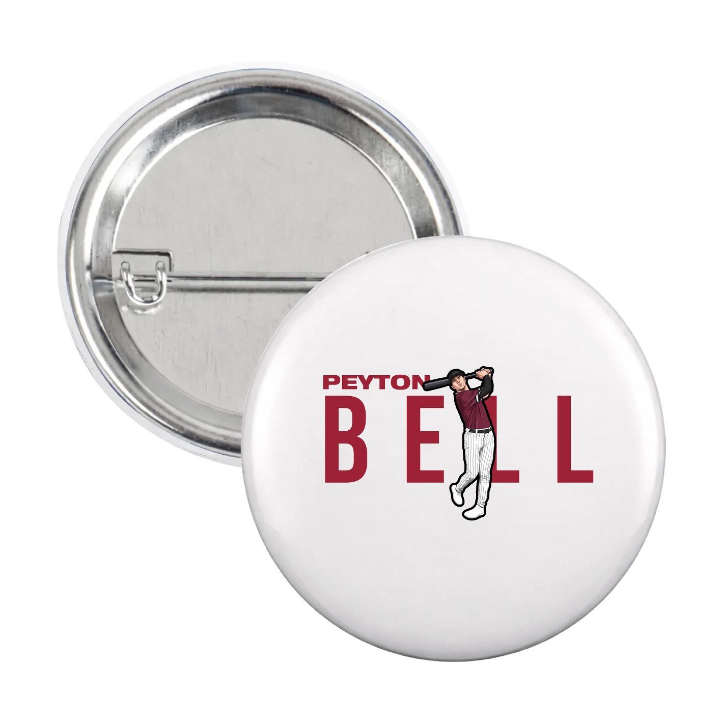 Game Day Button — Player Name in White