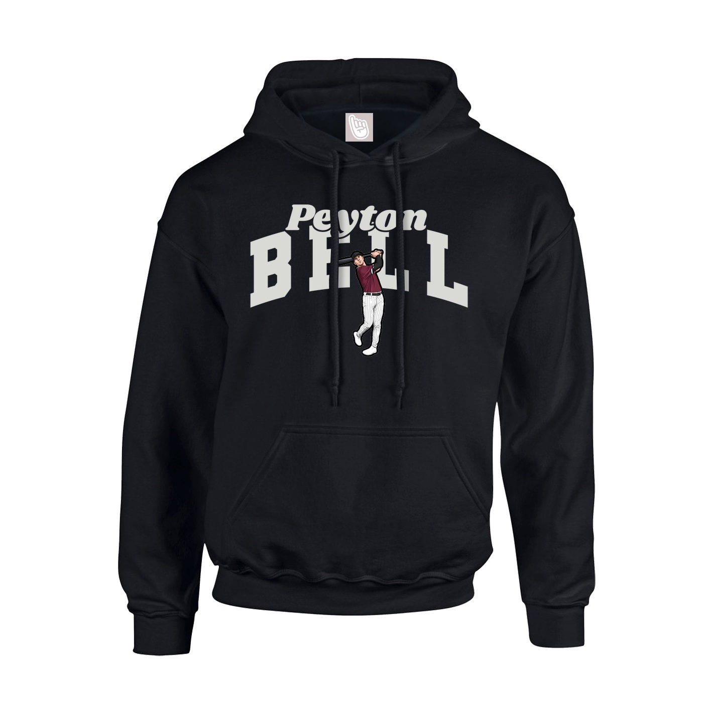 Hoodie — Signature Arch in Black
