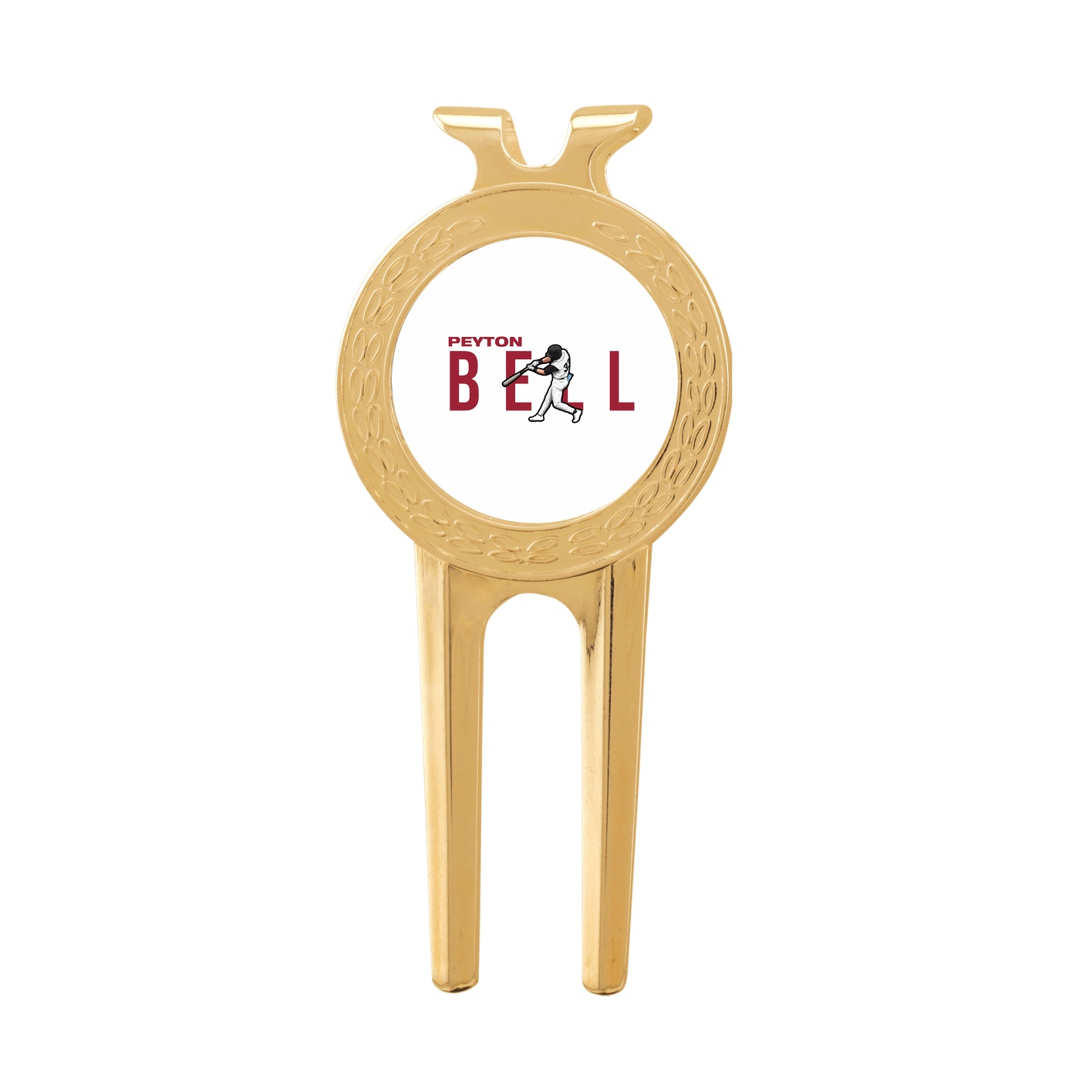 Divot Tool with Ball Marker — Player Name in Classic