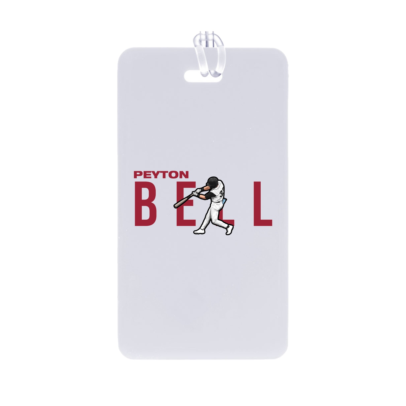 Bag Tag — Player Name in Classic