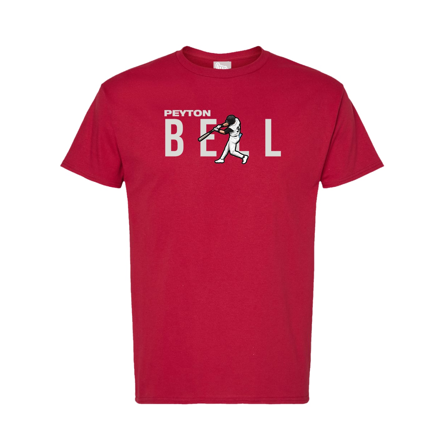 Tee — Player Name in Crimson