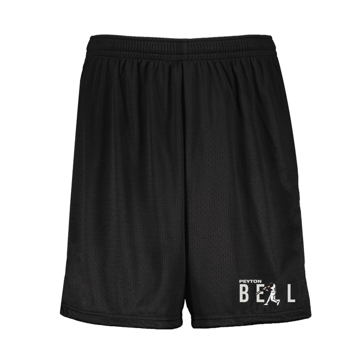Shorts — Player Name in Black