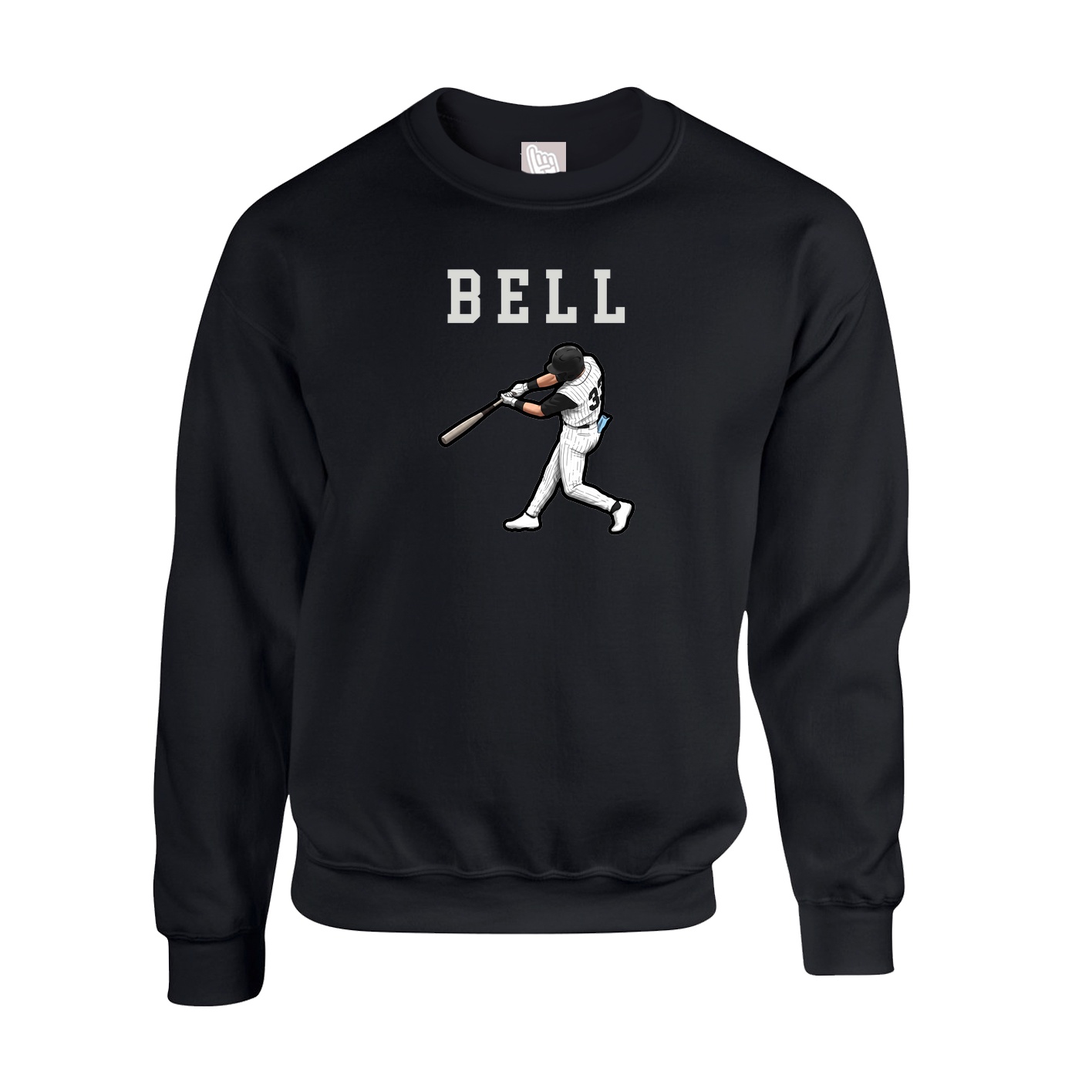 Fleece Crew — Shirsey in Black