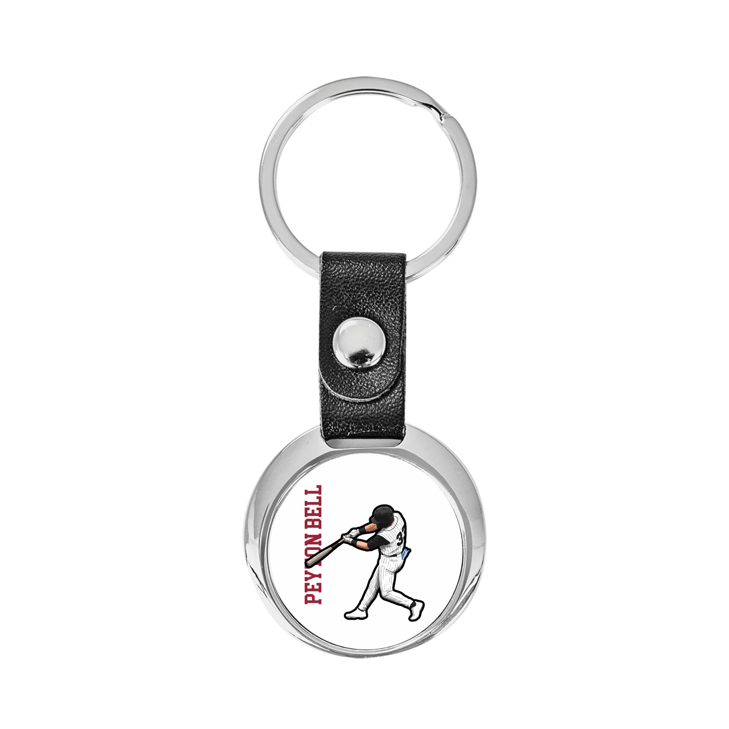 Key Chain — Name Vertical in Classic