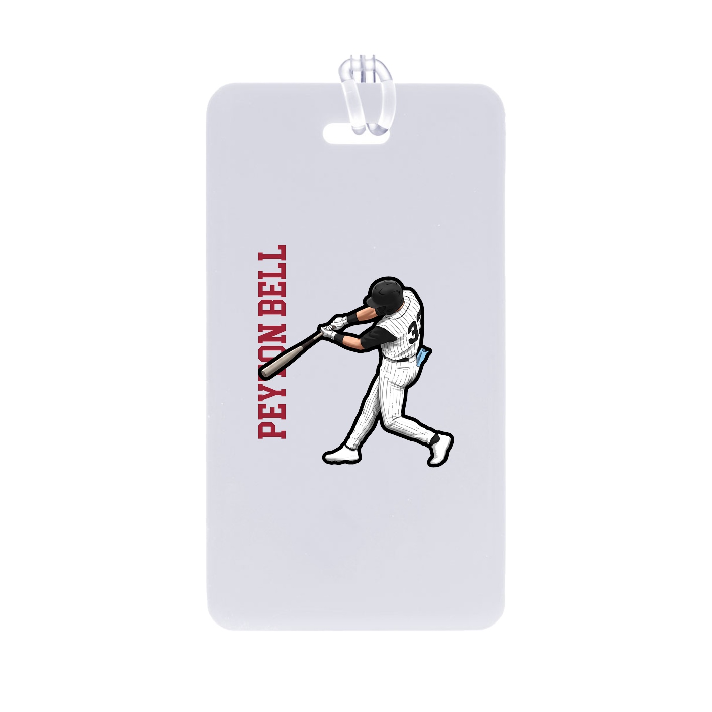 Bag Tag — Name Vertical in Classic