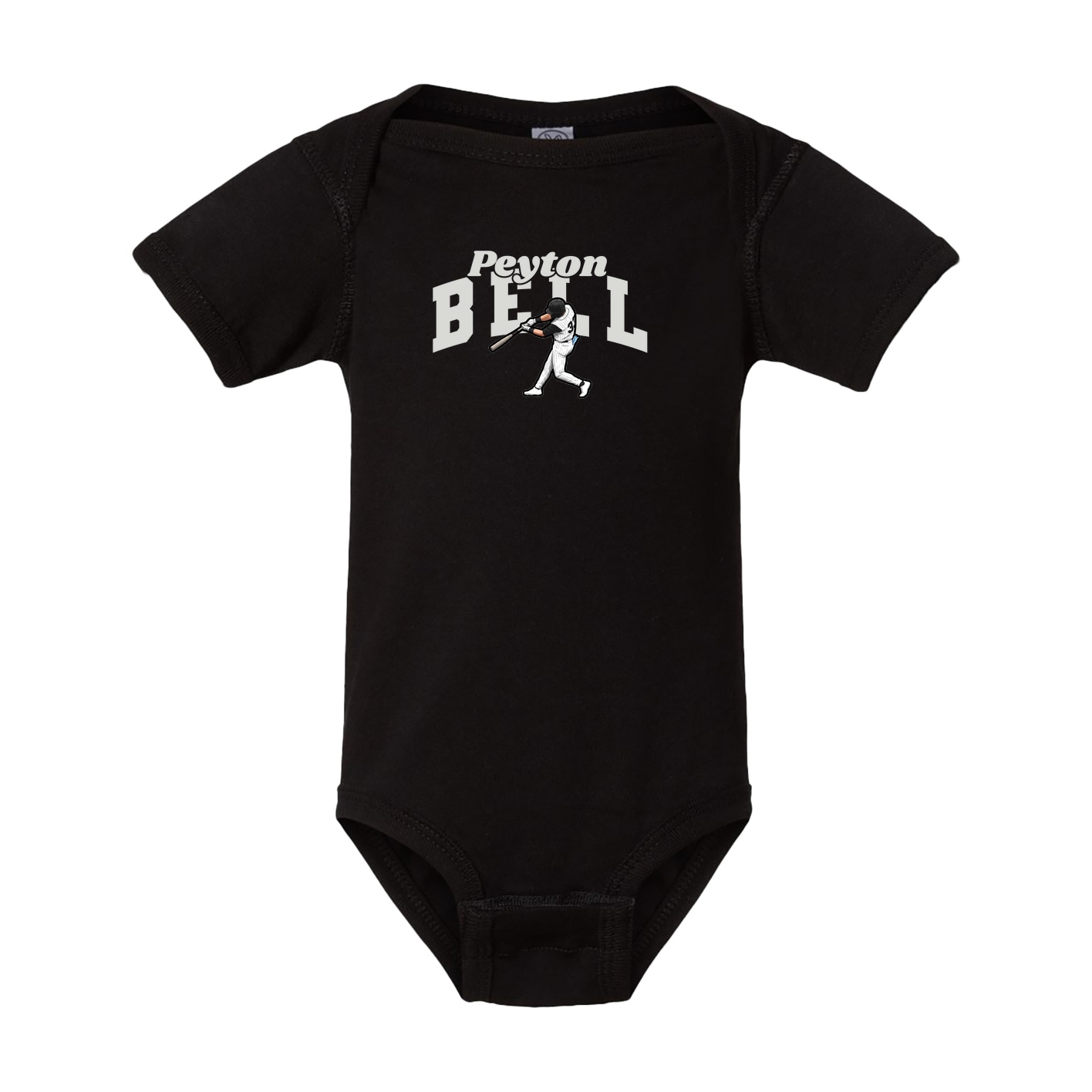Baby Onesie — Signature Arch in Black