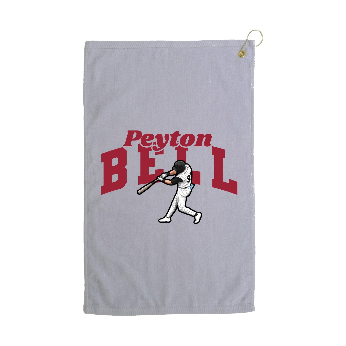 Golf Towel — Signature Arch in Grey