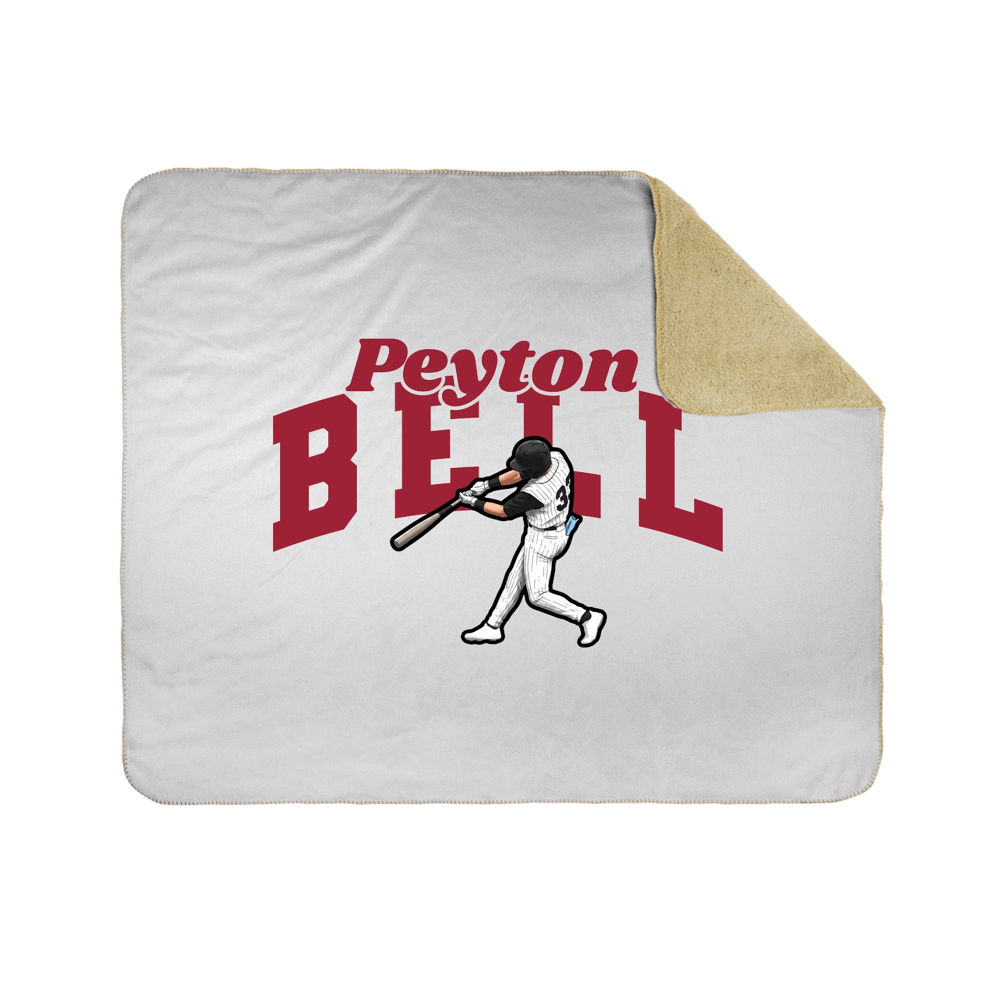 Throw Blanket — Signature Arch in White