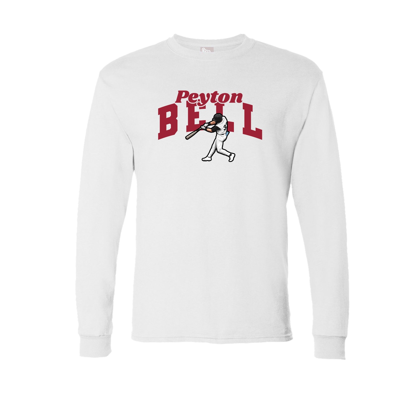 Long Sleeve Tee — Signature Arch in White