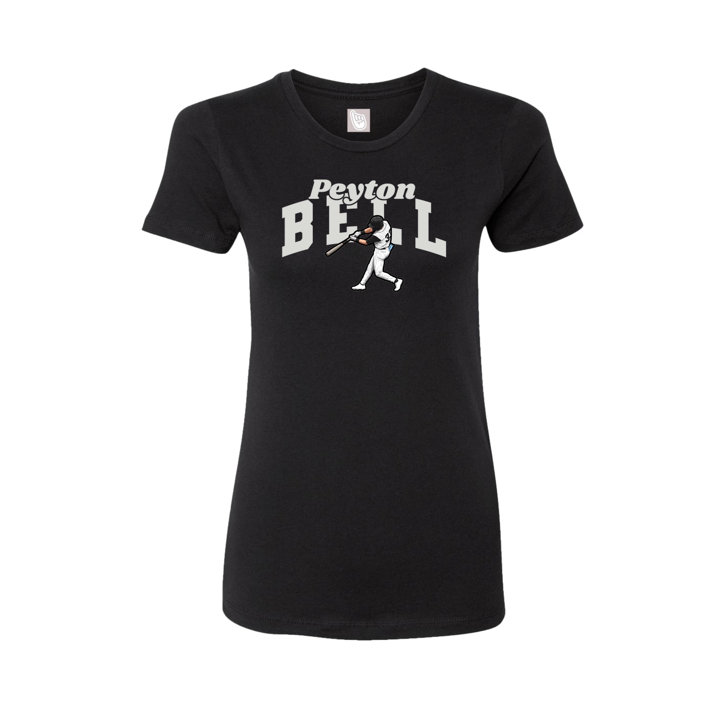 Womens Tee — Signature Arch in Black