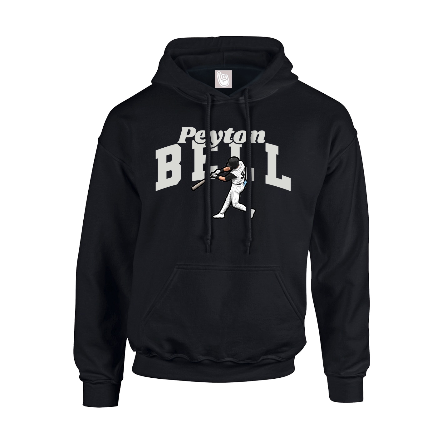 Hoodie — Signature Arch in Black