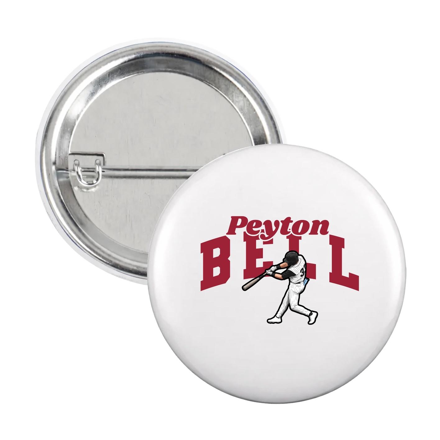 Game Day Button — Signature Arch in White