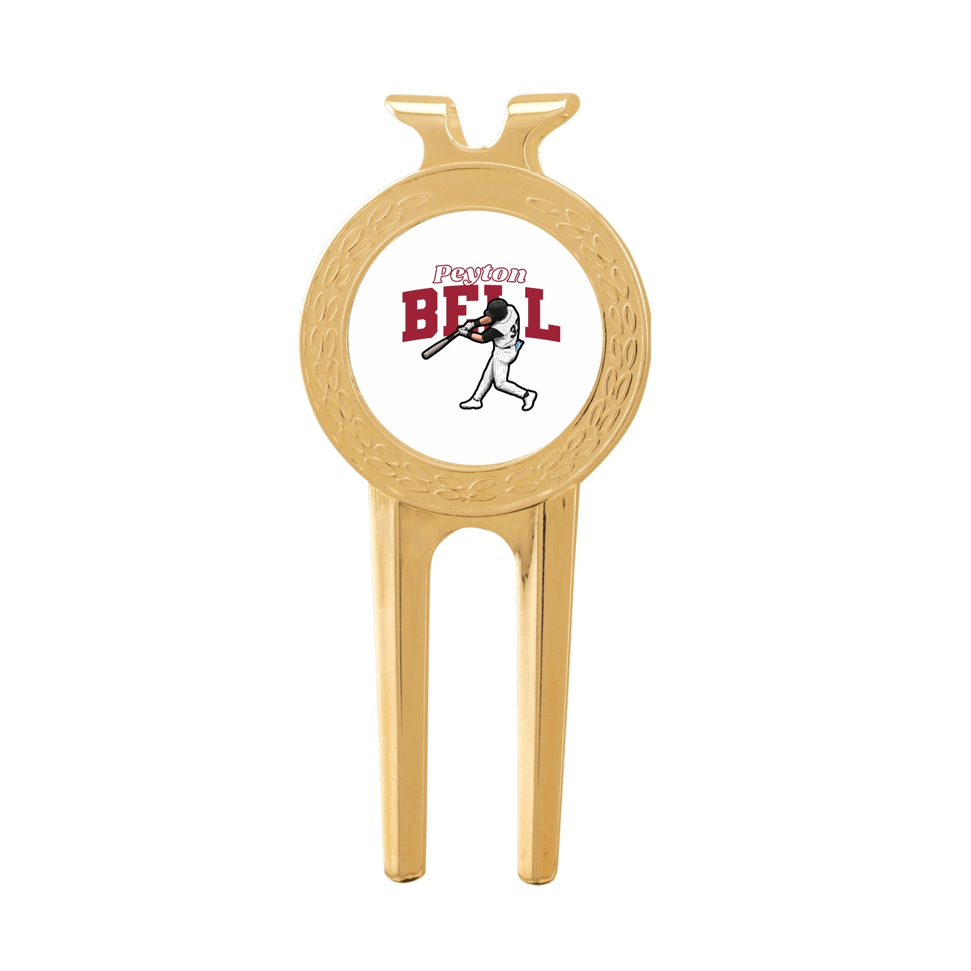 Divot Tool with Ball Marker — Name Arch in Classic