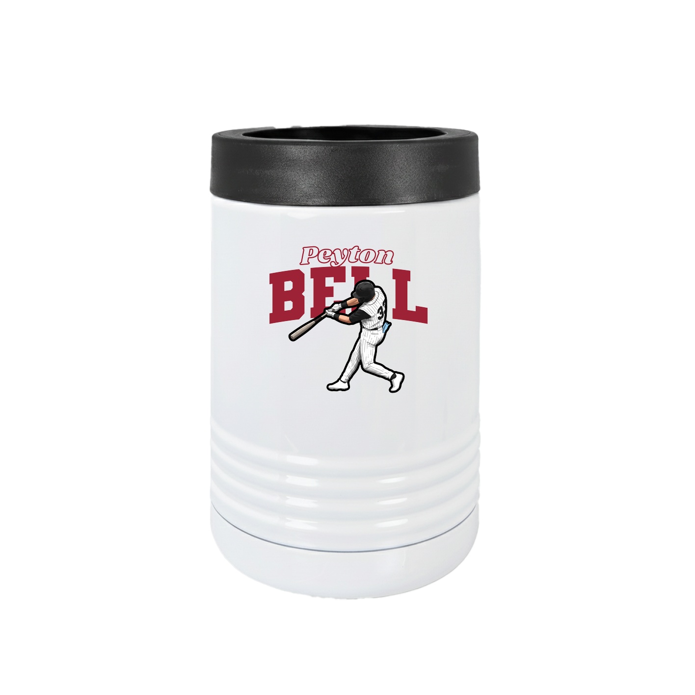 Beverage Holder — Name Arch in White