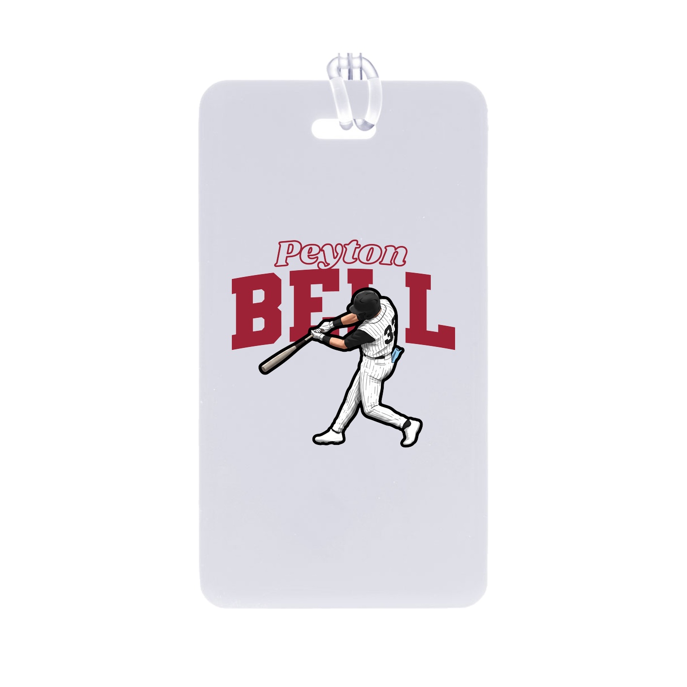 Bag Tag — Name Arch in Classic