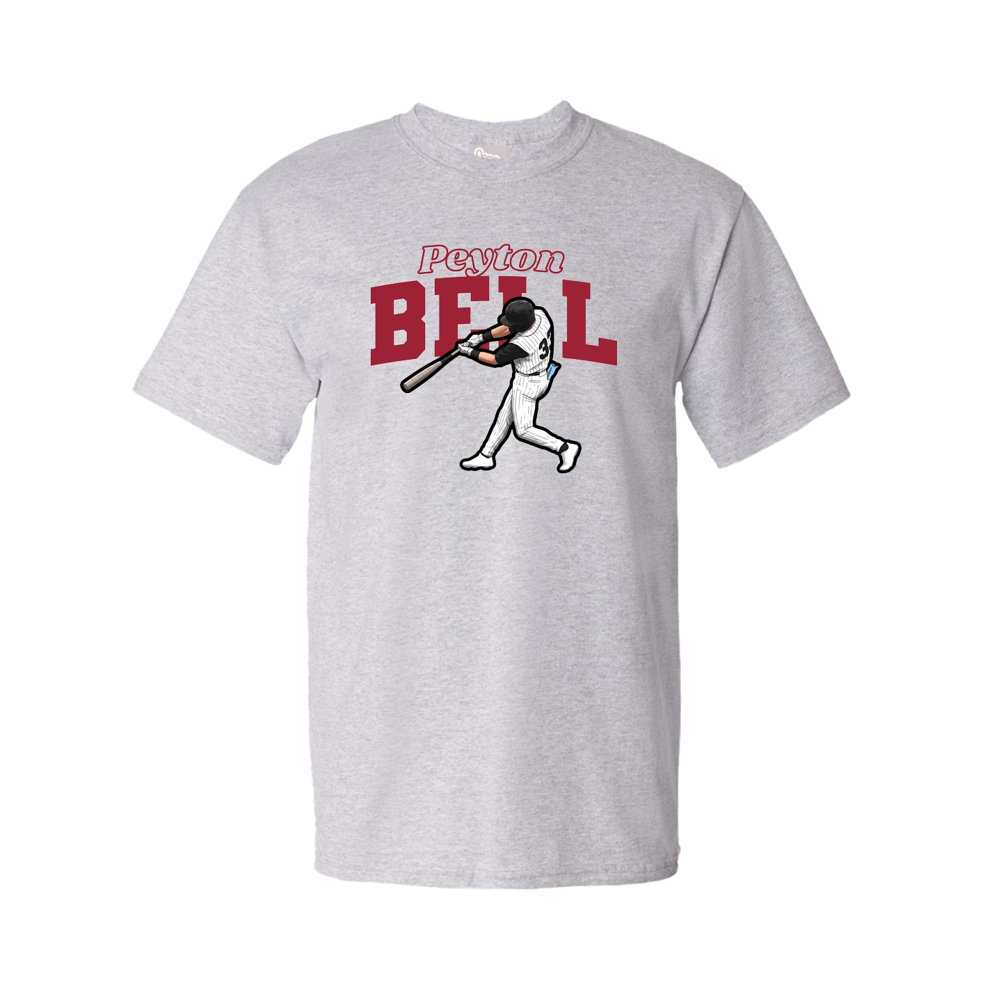 Tee — Name Arch in Grey