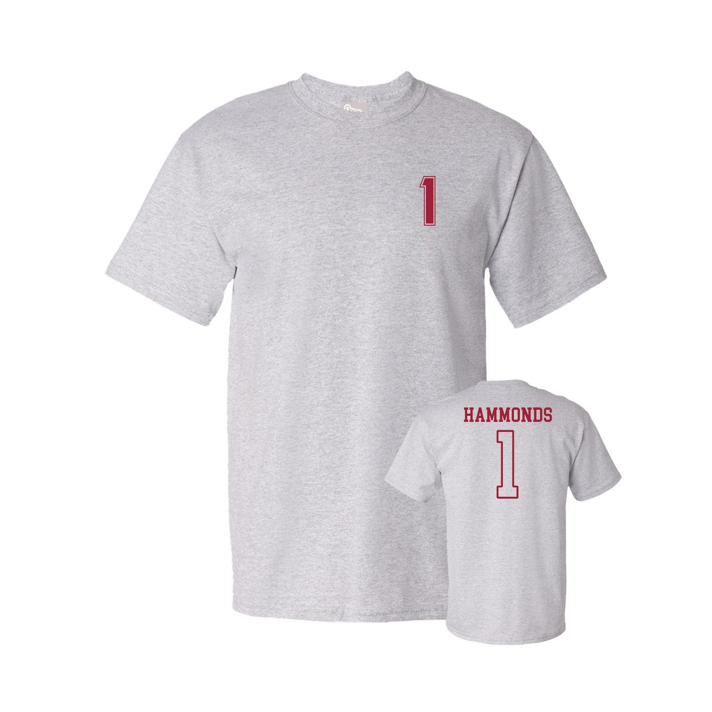 Youth Tee — Chest Back in Grey
