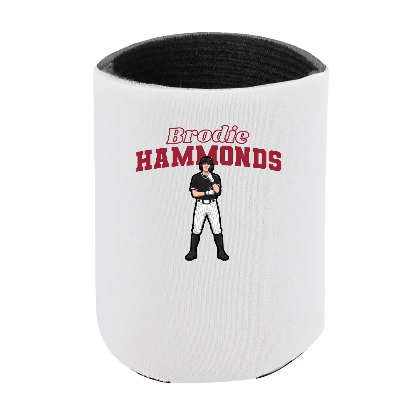Can Holder — Name Arch in White