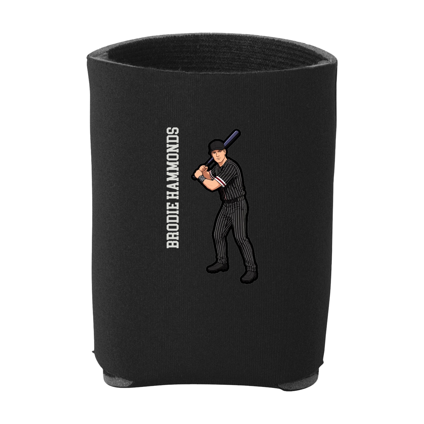Can Holder — Name Vertical in Black