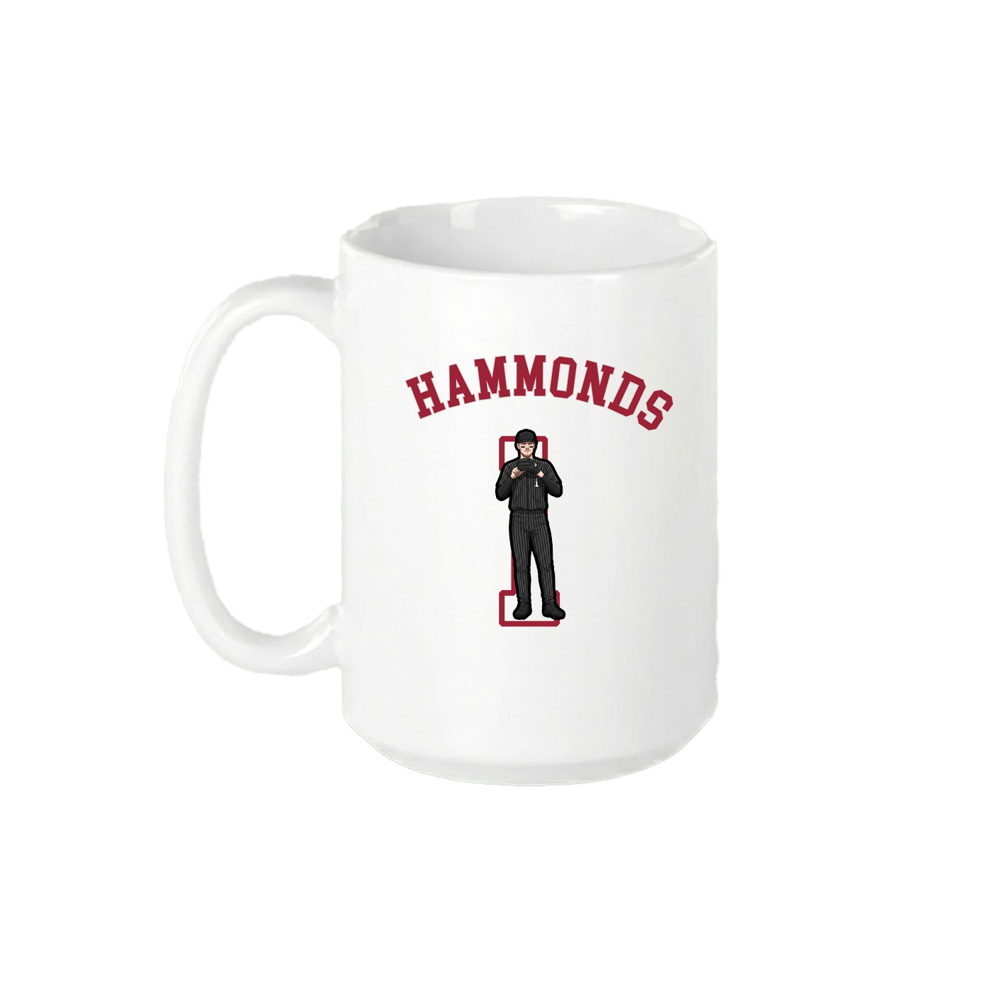 15oz Coffee Mug — Shirsey Arch in White