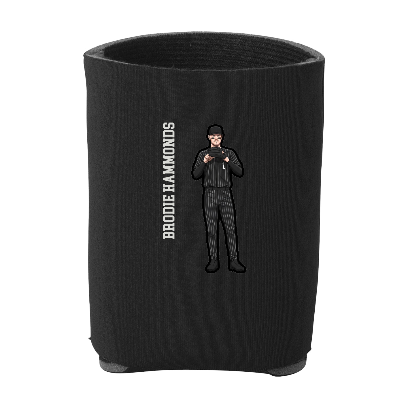 Can Holder — Name Vertical in Black