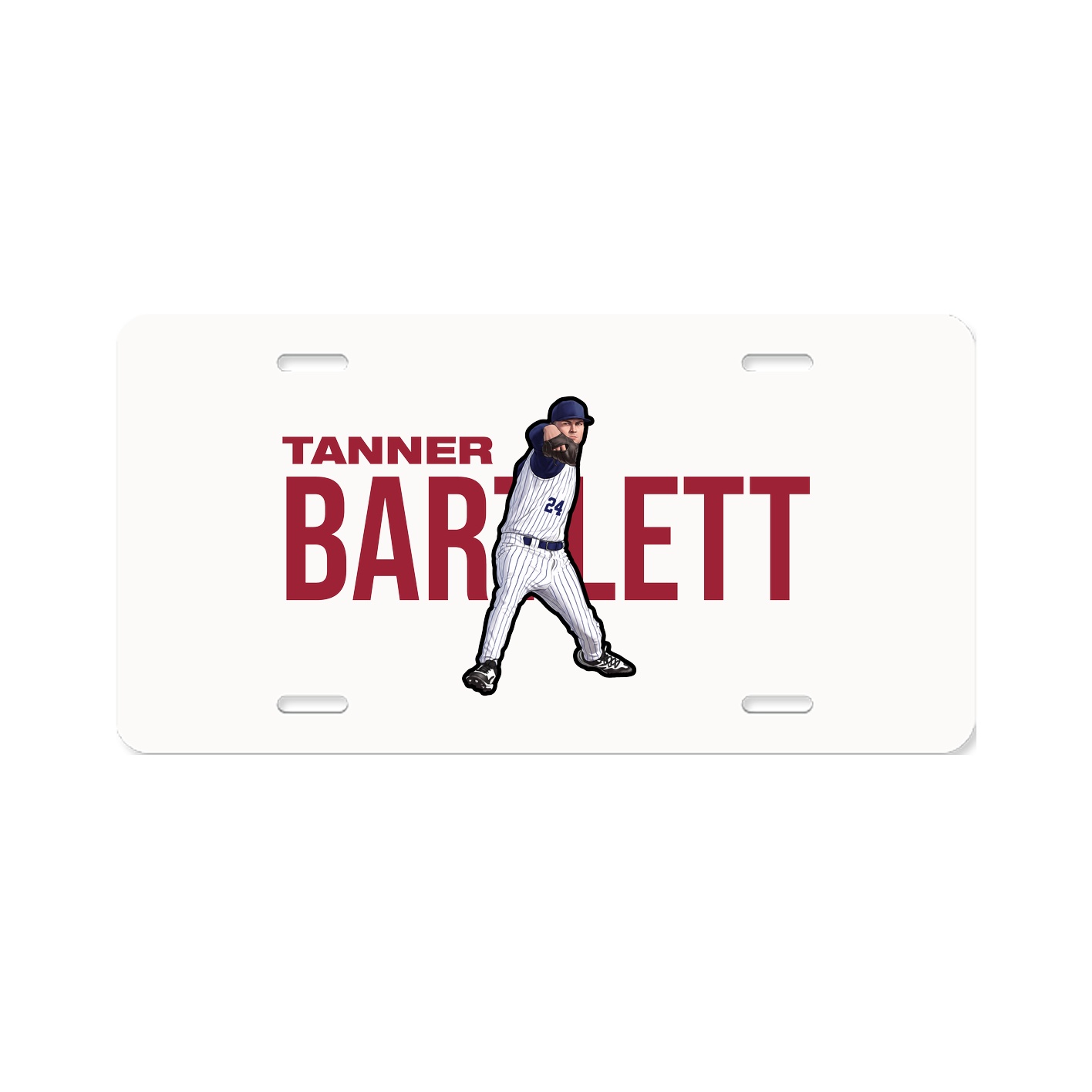 License Plate — Player Name in Classic