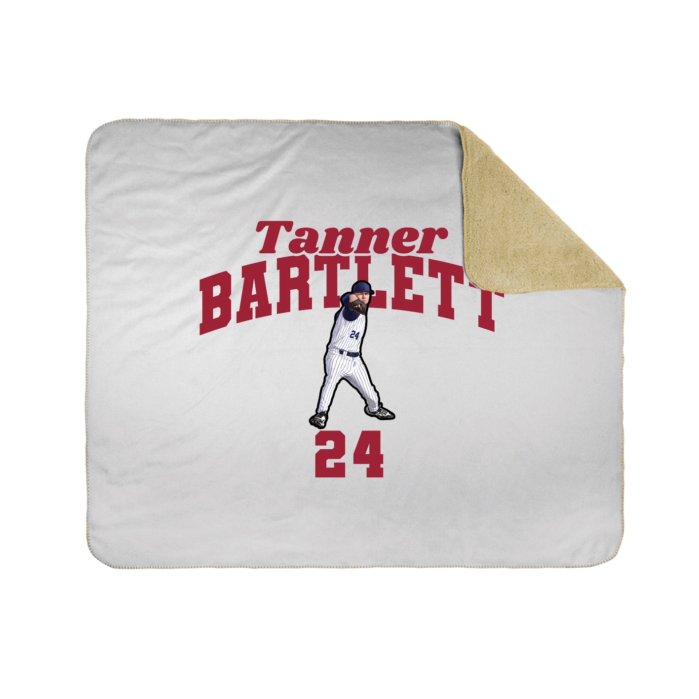 Throw Blanket — Signature Arch in White