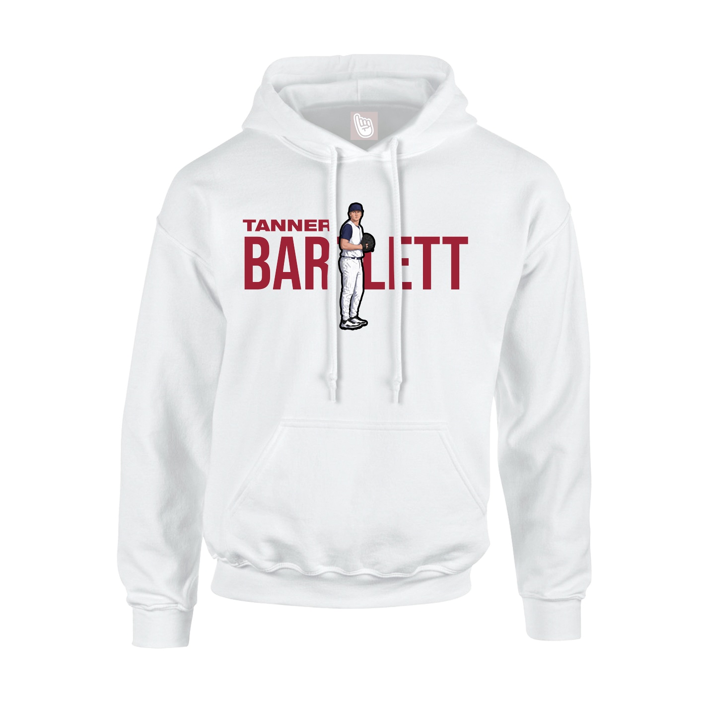 Hoodie — Player Name in White