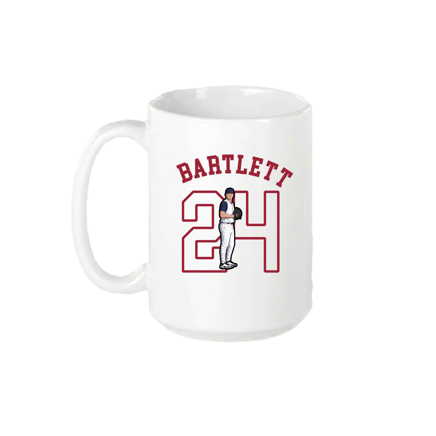 15oz Coffee Mug — Shirsey Arch in White