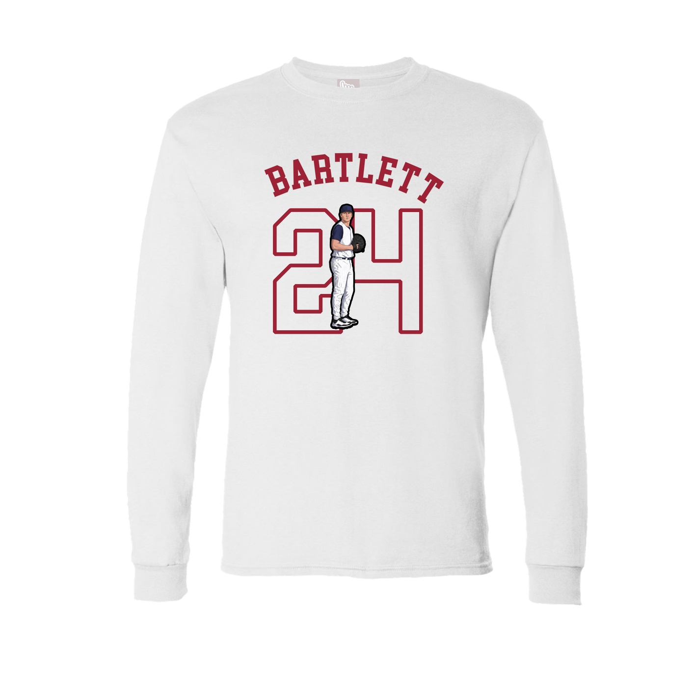 Long Sleeve Tee — Shirsey Arch in White