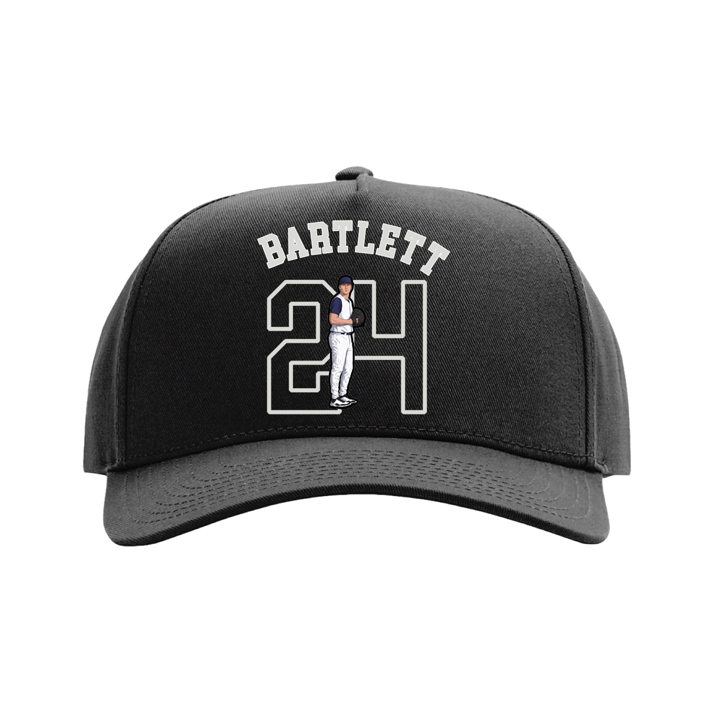 Full Fabric Five-Panel Champ Cap