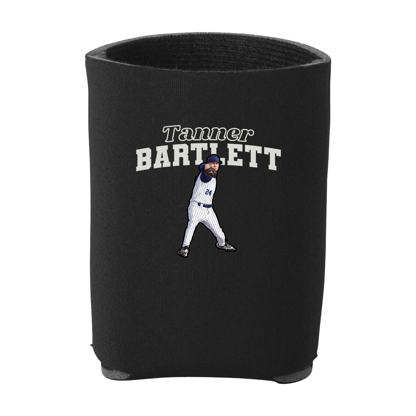 Can Holder — Name Arch in Black