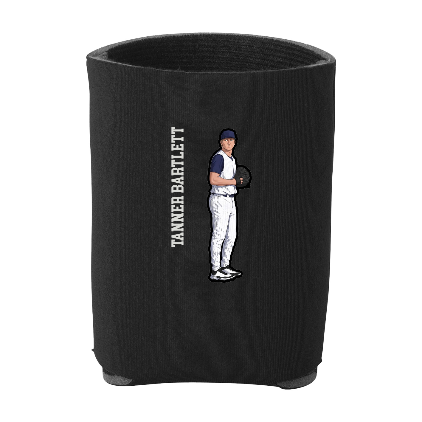 Can Holder — Name Vertical in Black