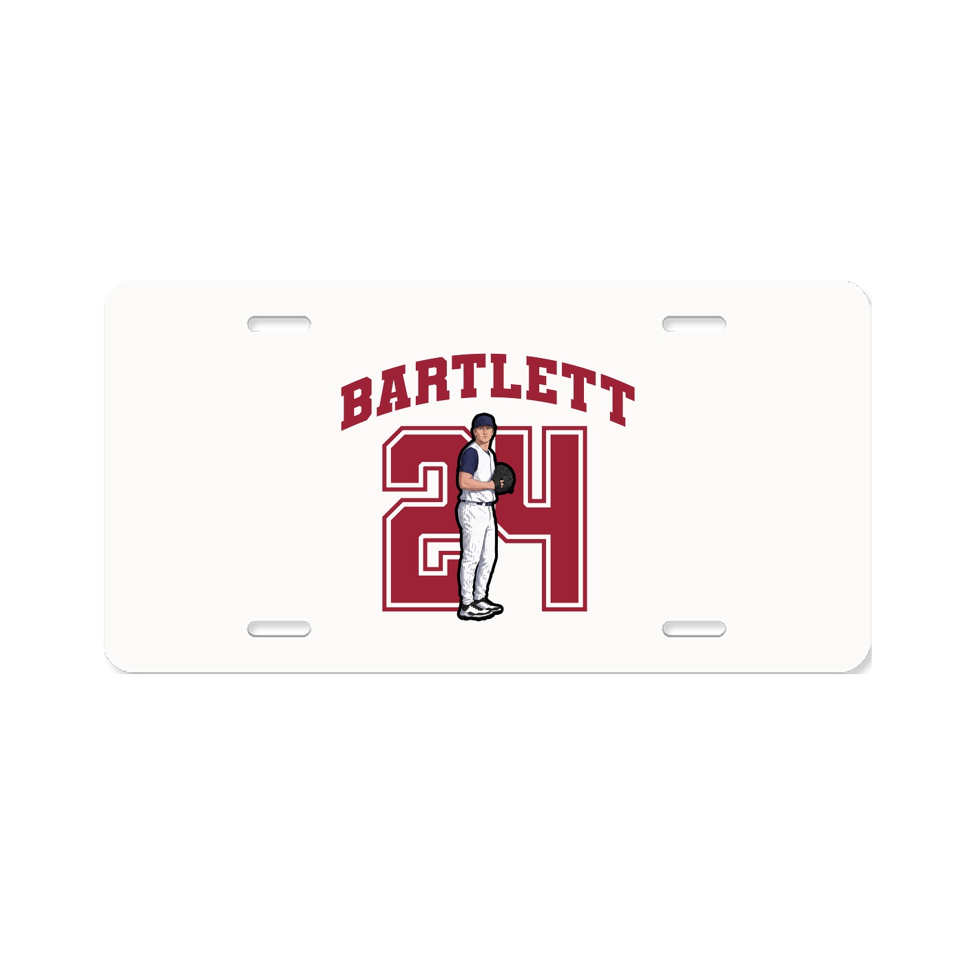License Plate — Number in Classic