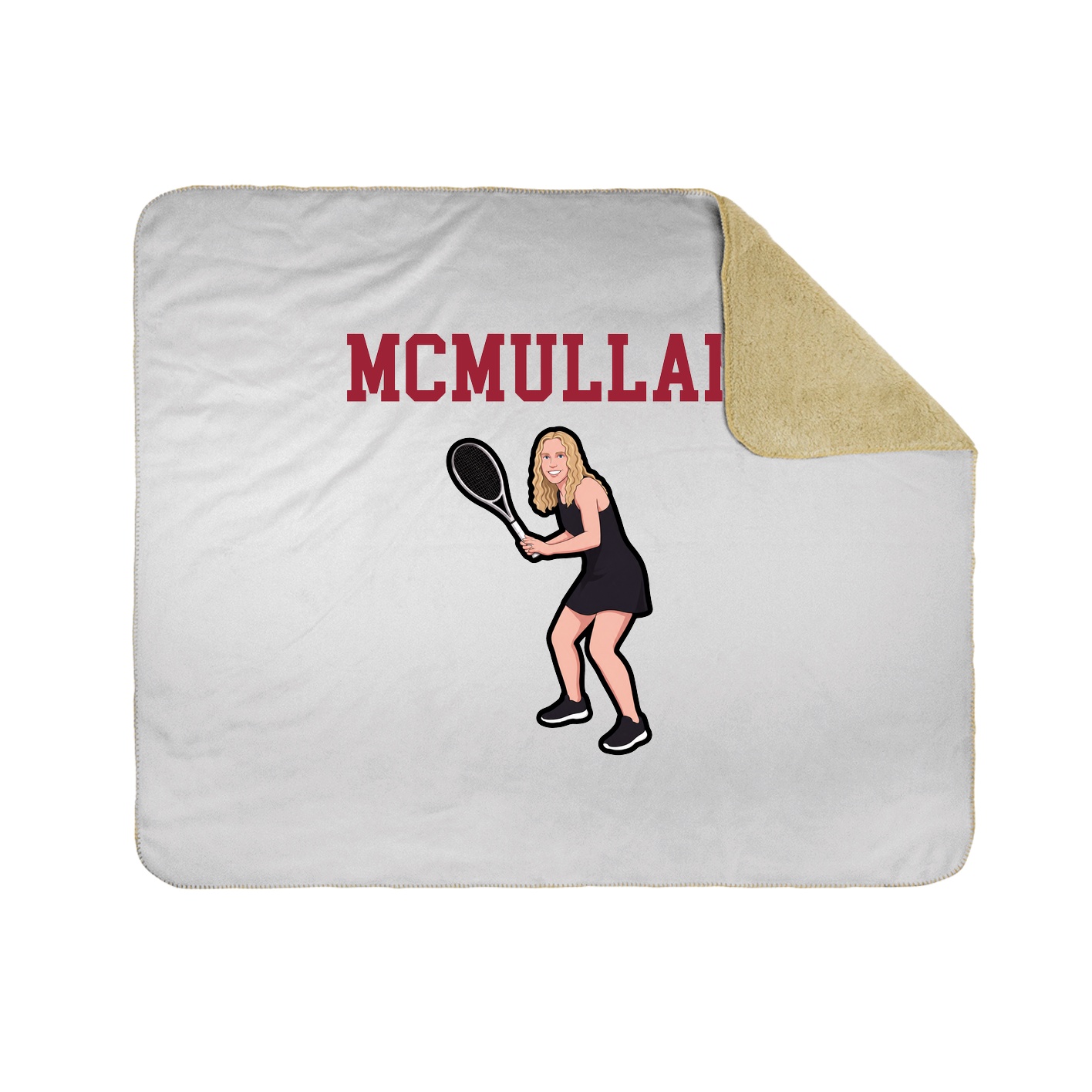 Throw Blanket — Shirsey in White