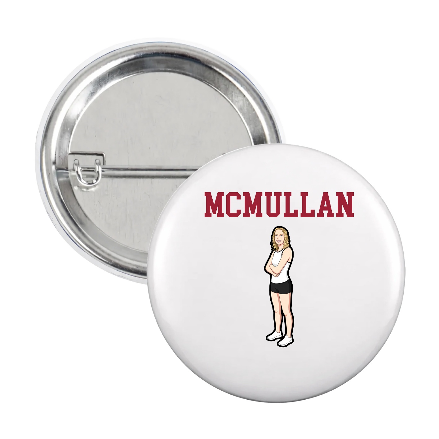 Game Day Button — Shirsey in White