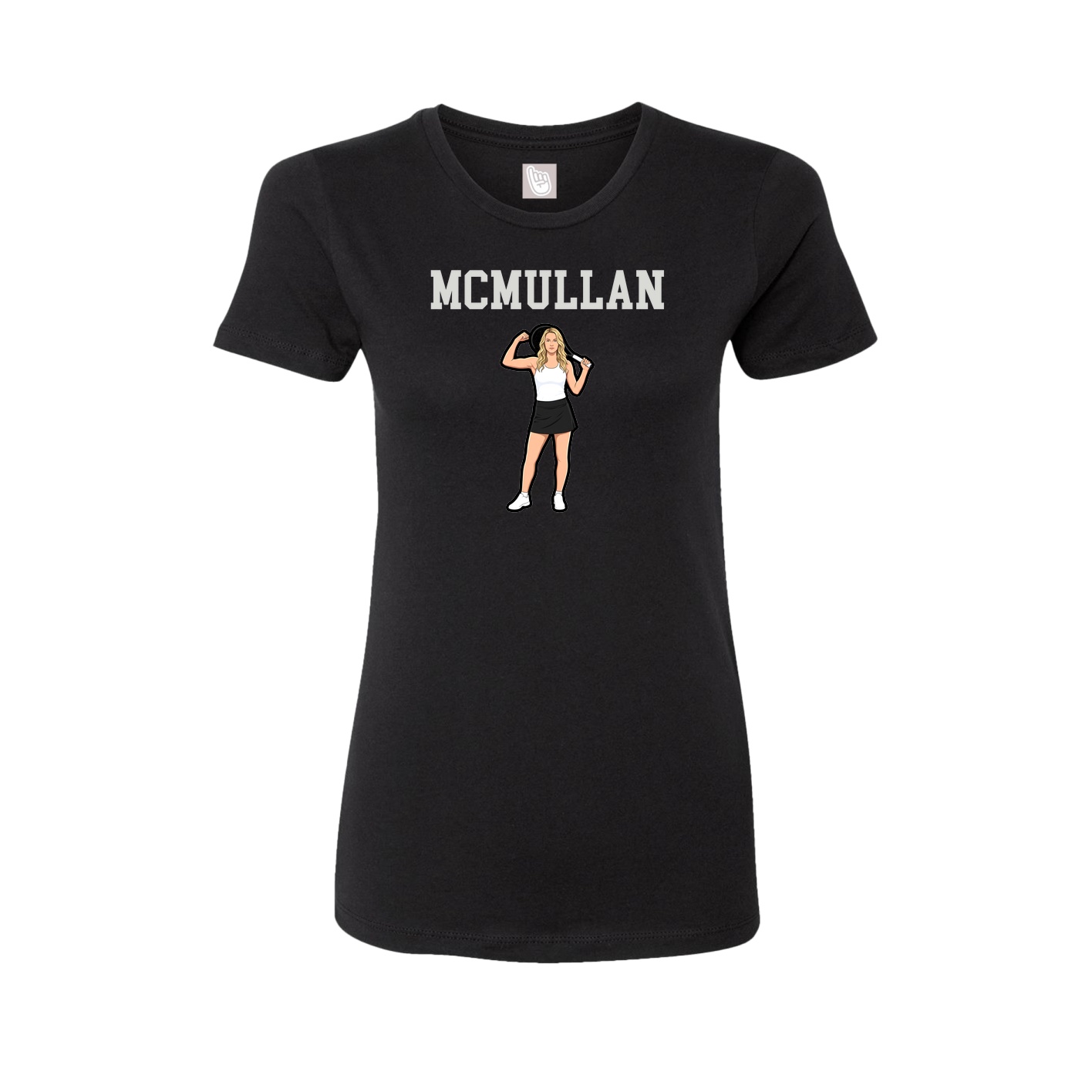 Fitted Women's Tee — Shirsey in Black
