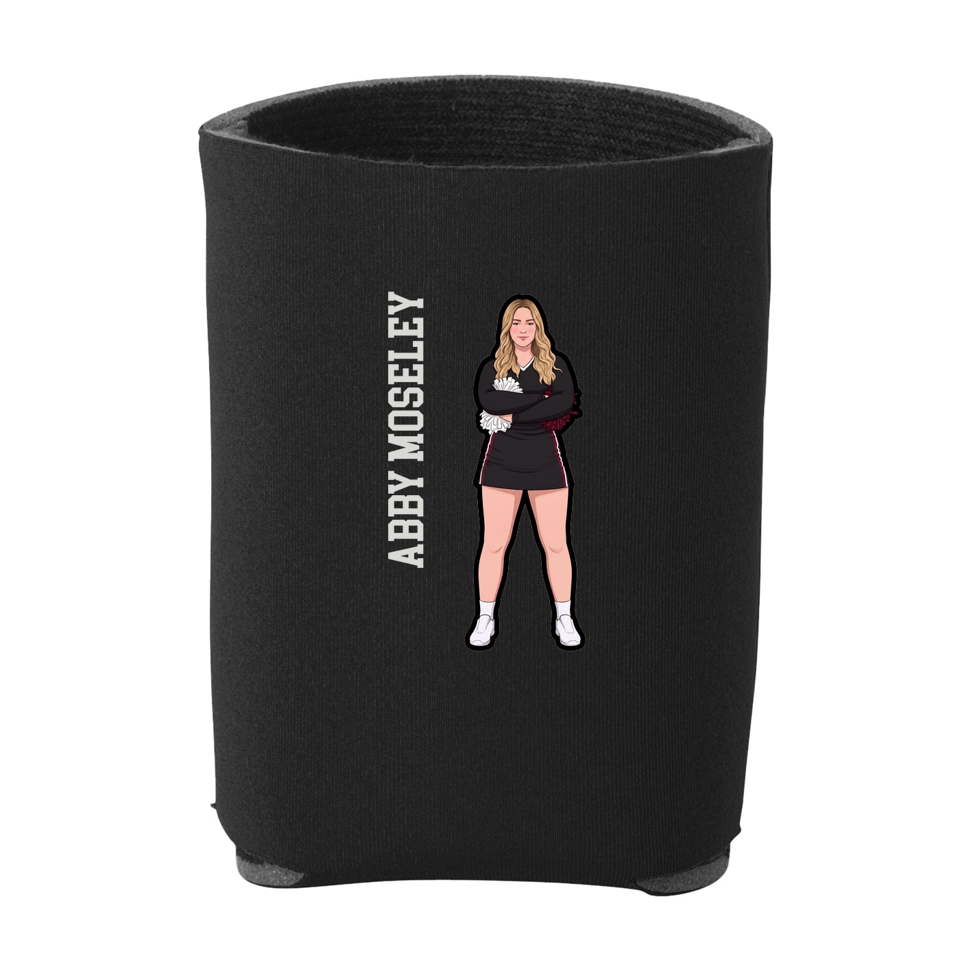 Can Holder — Name Vertical in Black