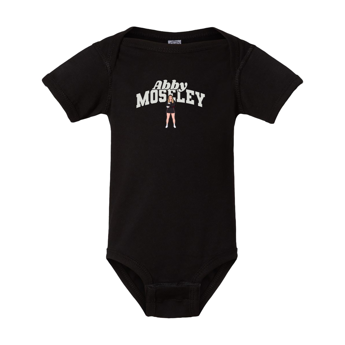 Baby Onesie — Signature Arch in Black