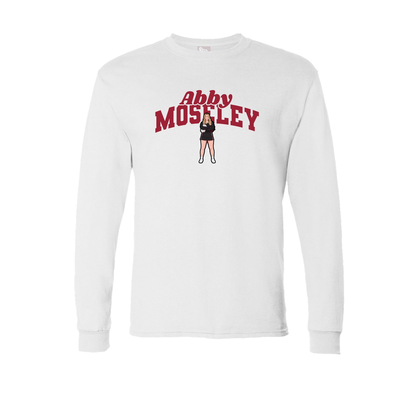 Long Sleeve Tee — Signature Arch in White