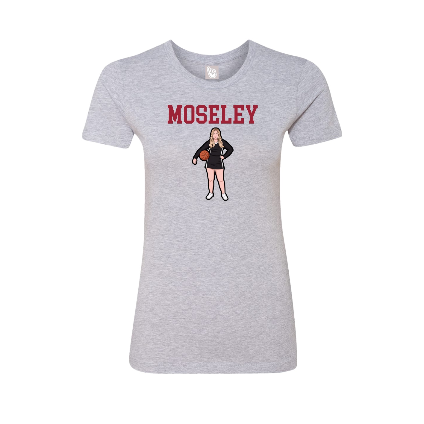 Fitted Women's Tee — Shirsey in Grey