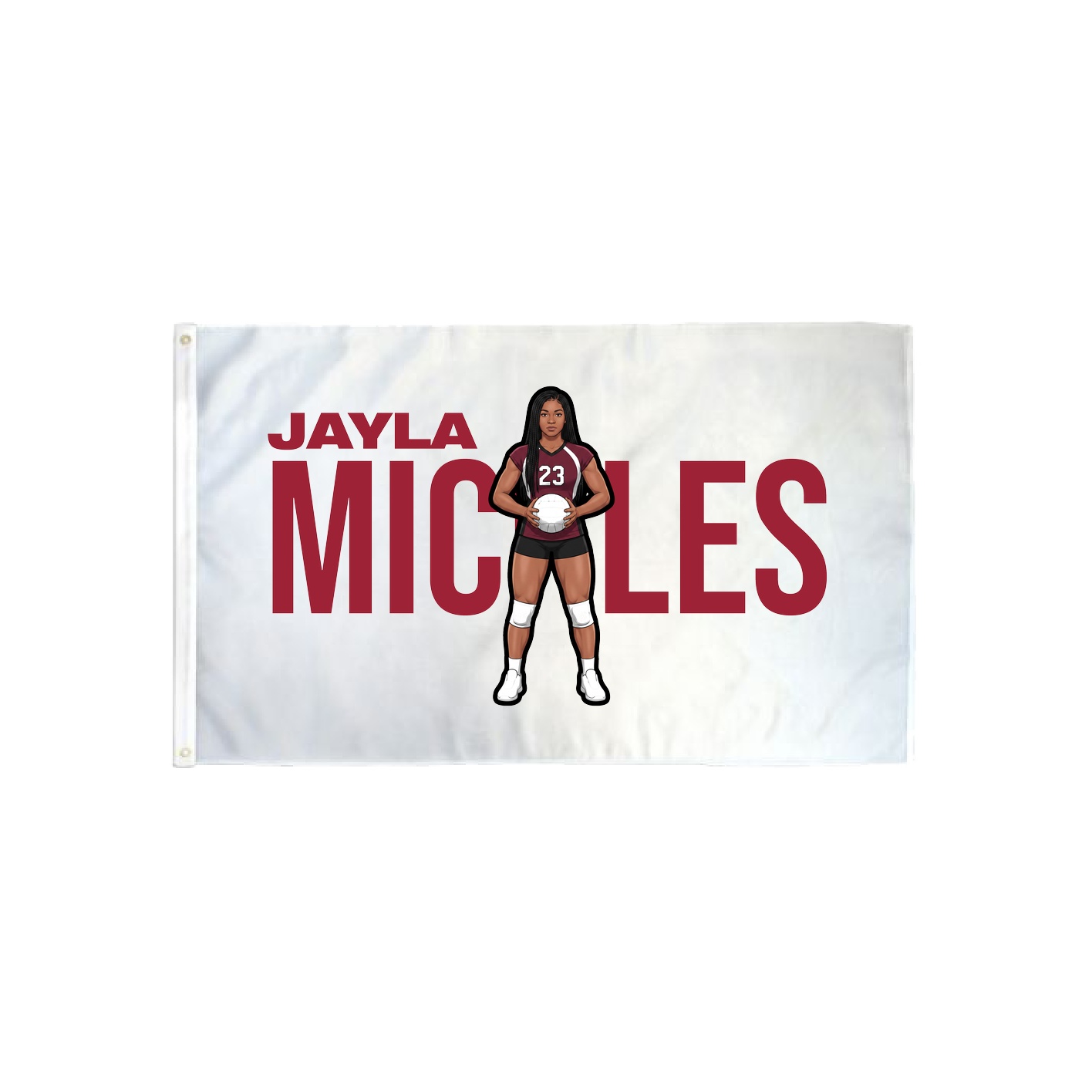 3x5 Flag — Player Name in Classic