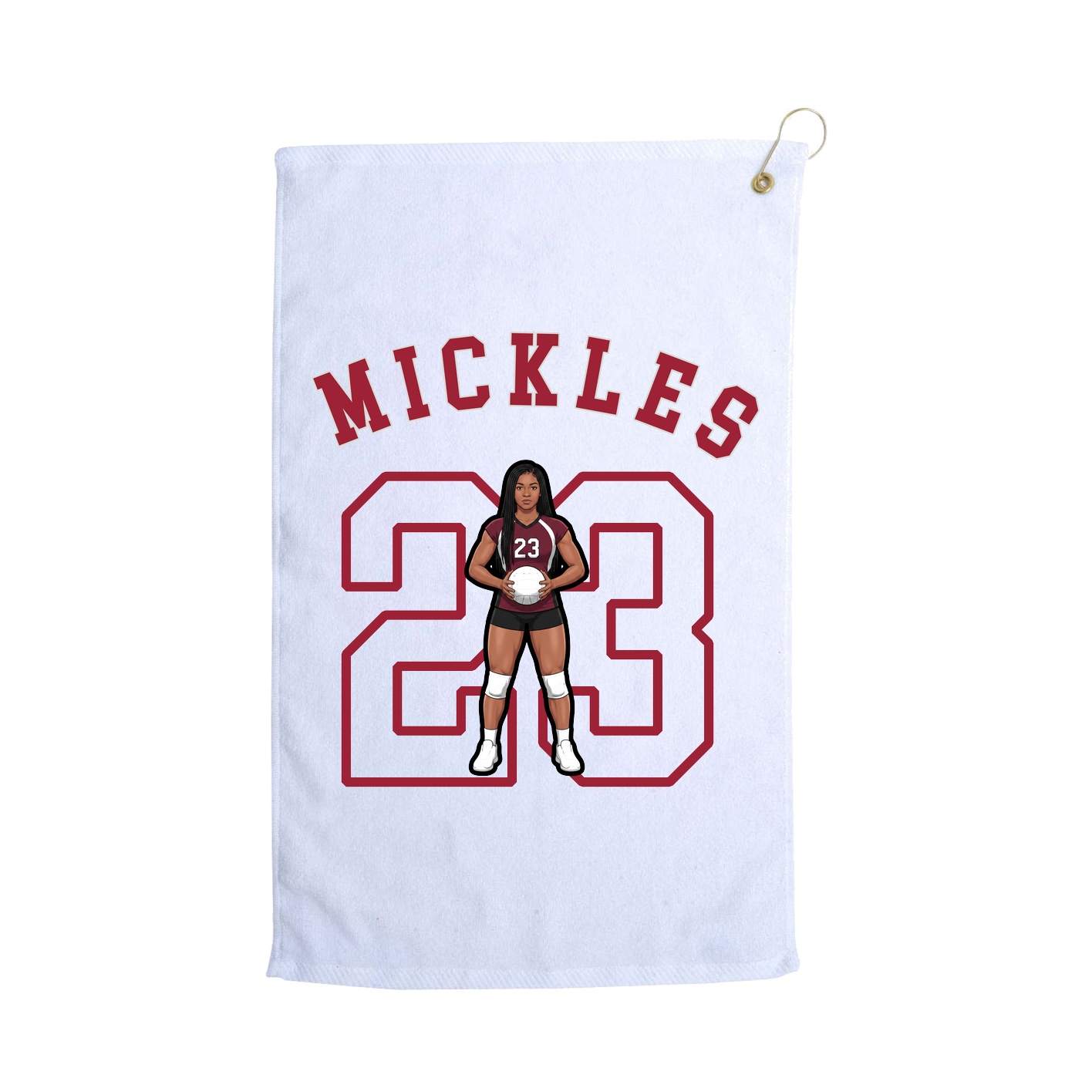 Golf Towel — Shirsey Arch in White
